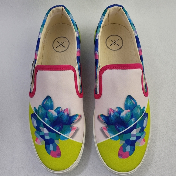 Inkkas SUCCULENT KLC Collection Slip On Shoes Sz 12 - Picture 3 of 16